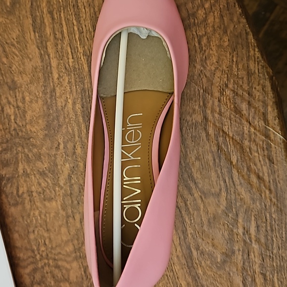 Calvin Klein NIB women's Gayle pink, sz 11 m pointy toe slip on dress pump - Picture 6 of 10